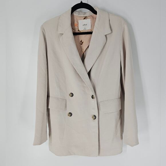 Aritzia Wilfred Bone Cherrelle Blazer XS - Picture 2 of 11